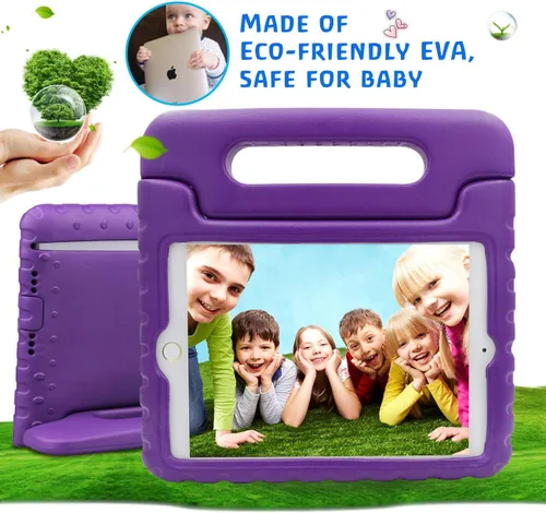 Vista 6 de LEFON Funda para iPad Mini a prueba de golpes, con asa convertible, ligera, súper protectora, para Apple iPad Mini 3ª generación/Mini 2/Mini 1