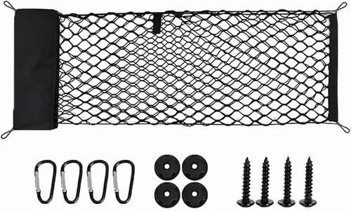 Vista 7 de Red de carga universal para caja de camión, bolsa de malla de almacenamiento para camioneta, organizador de carga, red de carga (35 x 15.7 pulgadas)