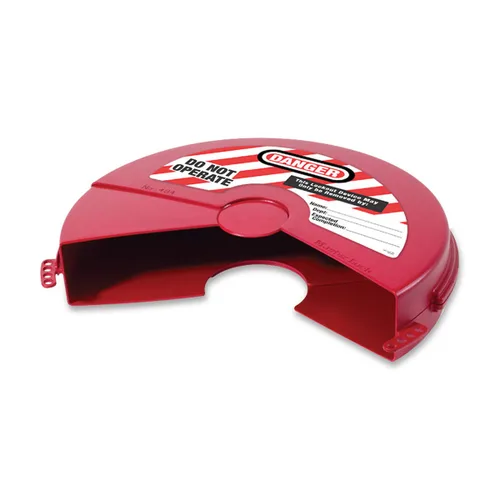 Vista 5 de Master Lock reja giratoria para cierre de válvulas, Rojo, 1