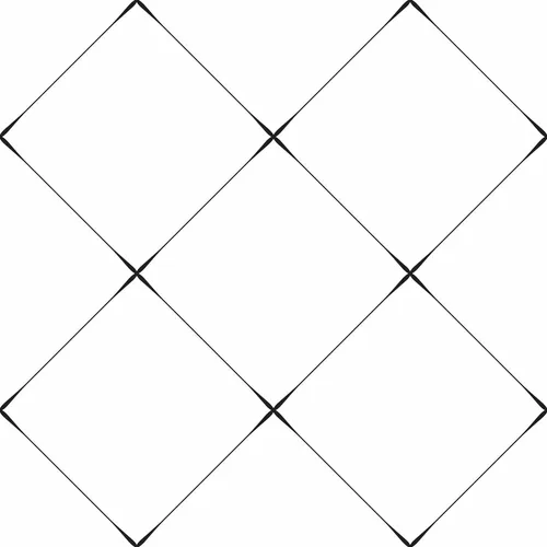 Vista 5 de RoomMates RMK12035RL Papel tapiz geométrico de azulejos de diamante blanco y negro
