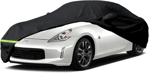 Vista 7 de Cubiertas de coche impermeables YIXIN para Nissan 350Z 2003-2009, cubiertas de 190T, ajustadas al cliente, 100% impermeables, con correa