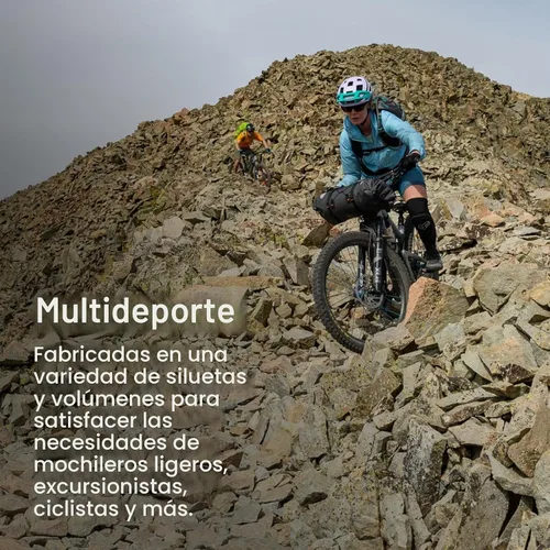 Vista 7 de Osprey Talon 22L Mochila de senderismo para hombre con cinturón de cadera, color azul cerámica, S/M