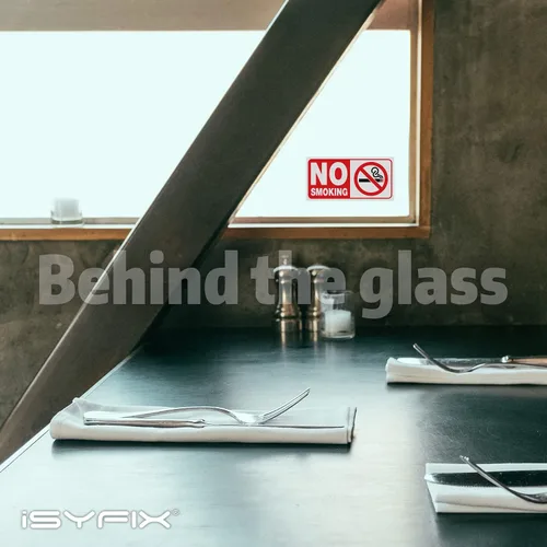 Vista 5 de iSYFIX Adhesivo adhesivo para edificios, paquete de 6 unidades de 4 x 2 pulgadas, vinilo autoadhesivo de alta calidad, laminado para resistencia a