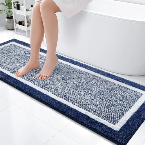 Vista 89 de OLANLY Alfombras de baño 24x16, tapetes de baño extra suaves y absorbentes de microfibra, antideslizantes, lavables a máquina, secan rápido