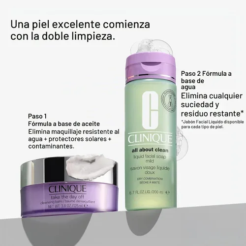 Vista 10 de Clinique Take The Day Off Cleansing Balm Makeup Remover Dissolves Face + Eye Makeup and Sunscreen For All Skin Types