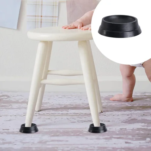 Vista 6 de Tapón de rueda para muebles, protector de suelo para cama de bebé, almohadilla de rueda para muebles, almohadilla para patas de muebles, tapón