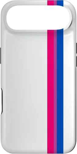 Vista 26 de Funda blanca para iPhone 13 Pro Subtle Bi Pride Flag LGBT Bisexual Stripe