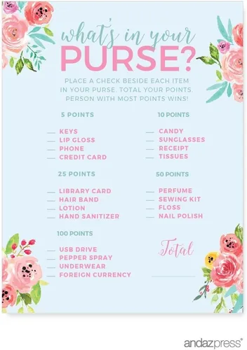 Vista 9 de Andaz Press Pink Roses English Tea Party Tea Party Colección Baby Shower Advice for the Mommy to Be Tarjetas, paquete de 20, actividades