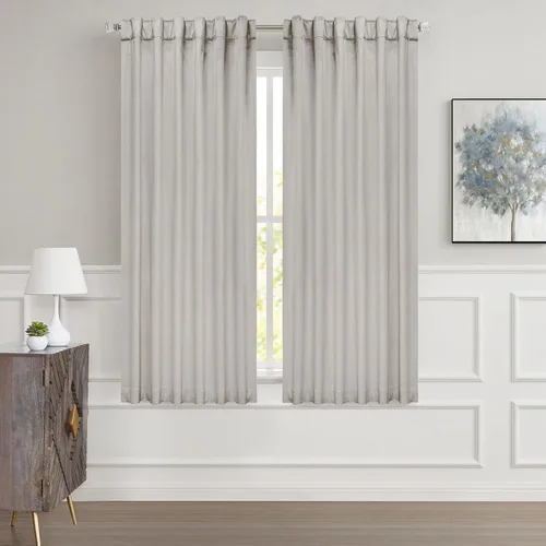 Vista 14 de WEST LAKE Cortinas opacas de invierno de terciopelo gris para oscurecer la habitación, cortinas de lujo súper suaves para dormitorio, bolsillo