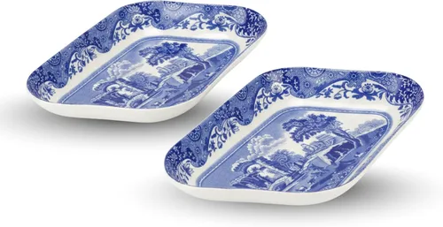 Vista 9 de Spode - Plato de pepinillo italiano azul italiano azul - BlueWhite