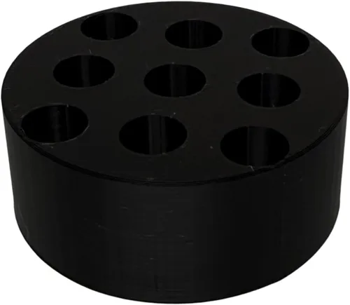 Vista 2 de Cartucho, bolígrafos y soporte para batería 510 - Disco de 9 espacios (negro)