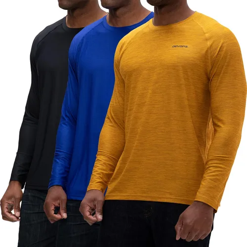 Vista 19 de DEVOPS - Sudadera con capucha para hombre, de manga larga, para pesca, senderismo, correr, entrenamiento