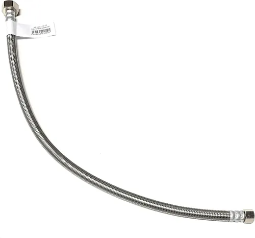 Vista 15 de Conector de línea de suministro de agua para grifo de acero inoxidable trenzado, línea de suministro para grifo - rosca de compresión hembra de 3/8