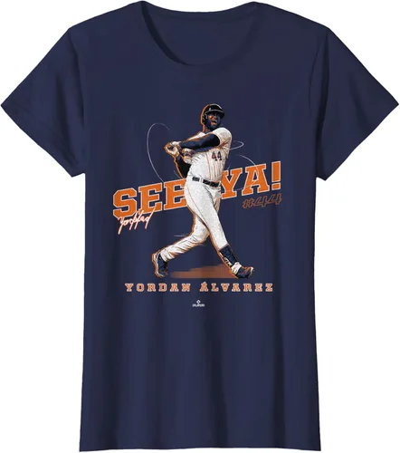 Vista 14 de See Ya! Camiseta Yordan Alvarez Houston MLBPA, Negro