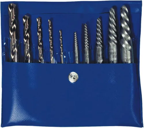 Vista 3 de Irwin Tools IRWIN 11119 - Juego de brocas y extractores de tornillos, 10 piezas