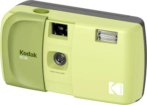 Vista 2 de KODAK EC35 - Cámara de película de 1.378 in, reutilizable, sin enfoque, flash integrado, cubierta deslizante, apto para principiantes