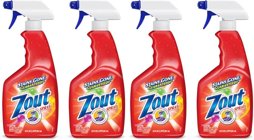 Vista 7 de Zout Removedor de Manchas para Lavandería en Spray, Fórmula de Triple Enzima, Botellas de 22 Onzas, Paquete de 2