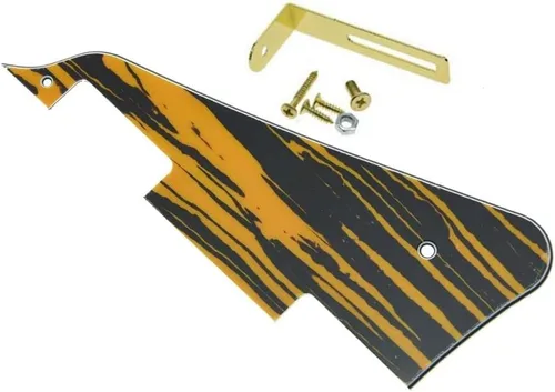 Vista 68 de Dopro Golpeador de guitarra LP con perla de abalone y soporte negro para Epi Les Paul