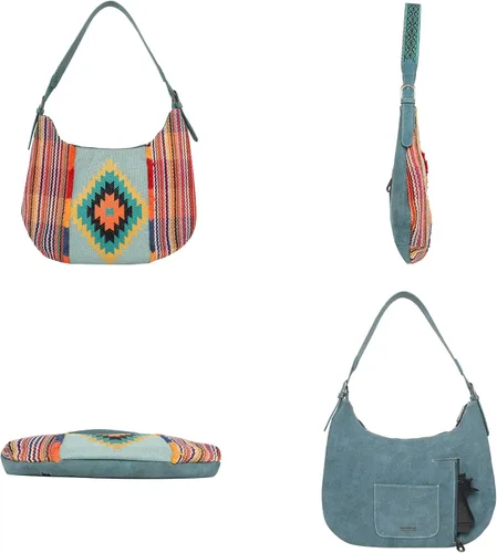 Vista 5 de Montana West Aztec Collection Western - Bolso de transporte oculto para mujer con cartera