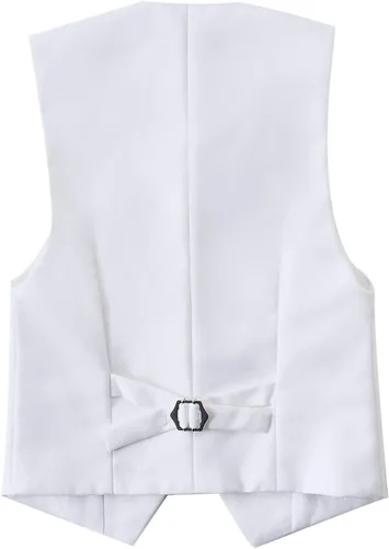 Vista 6 de Visaccy - Traje de vestir para niños, corte ajustado, traje para pajecito de boda