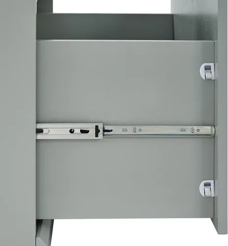 Vista 11 de Crosley Furniture Harper - Juego de entrada de 2 piezas con 2 árboles de pasillo, color gris