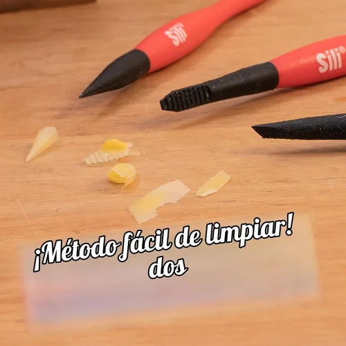 Vista 7 de Sili Kit de cepillo de pegamento con micro cepillos aplicadores de pegamento de madera para carpintería