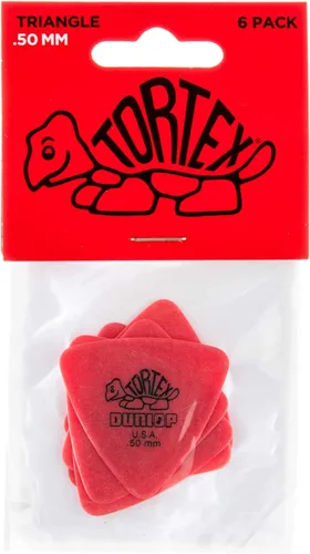 Vista 4 de Jim Dunlop Tortex Triangle Pick .50MM - Paquete de 6