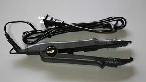Vista 3 de JR611-Black-A Set" - Herramienta de termostato de extensión de cabello de fusión PTC de hierro sin rastro, alicates de calefacción, conector