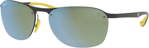 Vista 2 de Ray-Ban RB4302m Scuderia Ferrari Collection - Gafas de sol cuadradas para hombre