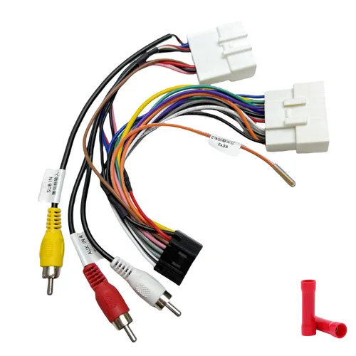 Vista 13 de Adaptador de cableado de radio del mercado de repuestos compatible con Nissan 2007-2013/Subaru 2008-2013, arnés de estéreo de coche Android de 16