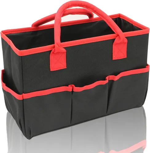 Vista 8 de Cupohus - Bolsa de almacenamiento para organizador de arte y manualidades con bolsillos y asas, organizador portátil de tela Oxford para maestros