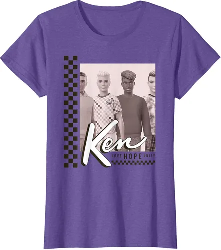 Vista 23 de Barbie - Camiseta Ken Love Hope Unity Blanco