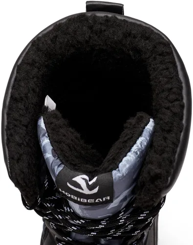 Vista 3 de BODATU Botas de nieve impermeables de invierno para niños con aislamiento para clima frío