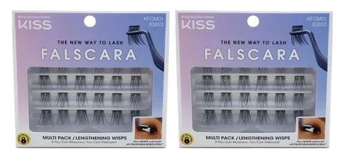 Vista 7 de Kiss Falscara - Juego de 6 mechones alargadores
