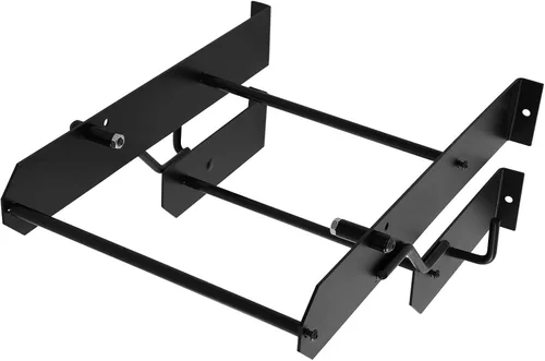 Vista 8 de Harley Quick Release Tour Pack Rack de almacenamiento de montaje en pared compatible con Harley Davidson Touring Road King Electra Street Glide