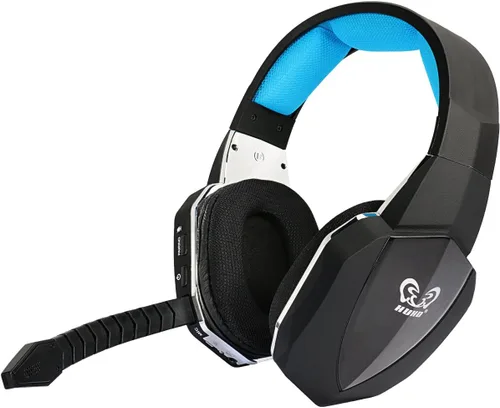 Vista 3 de Auriculares inalámbricos ópticos USB para juegos para PS4, PS3, Xbox 360, PC, con cable, para Xbox One Rojo