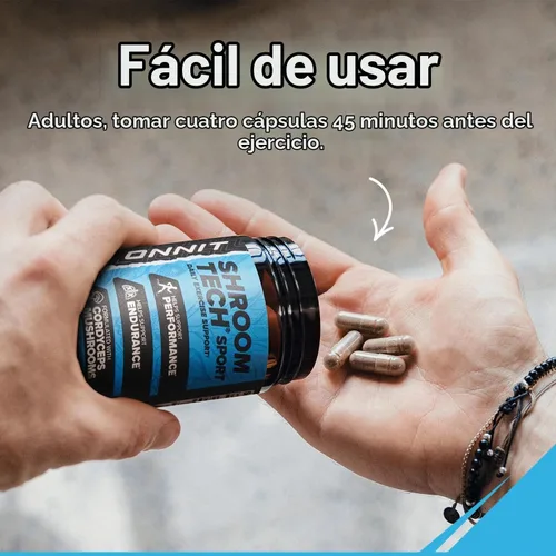 Vista 7 de ONNIT Shroom Tech Sport Cordyceps pre-entrenamiento sin cafeína, 28