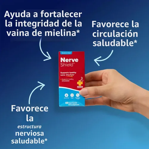 Vista 5 de Redd Remedies, Escudo nervioso, apoya la estructura nerviosa saludable, 60 cápsulas
