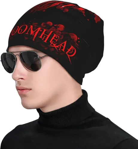Vista 2 de EUGENEHW Mushroomhead - Gorro de punto para hombre y mujer, color negro, Negro