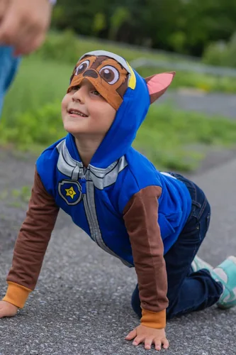 Vista 5 de Paw Patrol Rubble Chase Skye Fleece Zip Up Pullover Hoodie Toddler to Little Kid