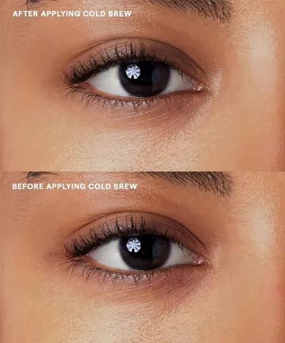 Vista 7 de GOOD WEIRD Cold Brew Undereye - Crema de suero vegano con cafeína para debajo de los ojos para ojeras y arrugas, para hombres y mujeres, brillo