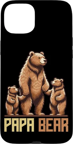 Vista 9 de Papa Bear Lover Father Dad Parent Father's Day Sunglasses Case for iPhone 16