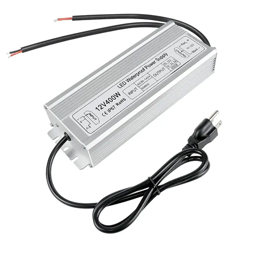 Vista 10 de inShareplus Fuente de alimentación LED de 12 V, 30 W IP67 controlador impermeable para exteriores, CA 110-260 V a CC 12 V 2.5 A transformador