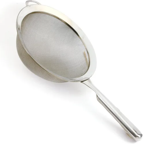 Vista 4 de Norpro, Colador doble de malla de acero inoxidable KRONA de 5 pulgadas, 5 pulgadas, como se muestra