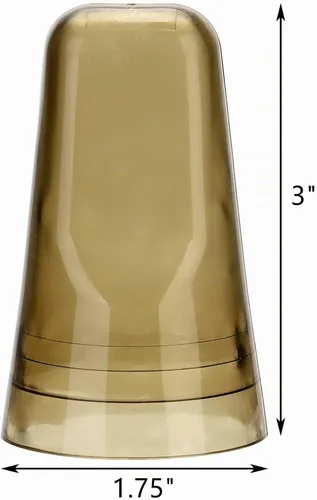 Vista 2 de ZEAYEA 24 fundas universales para botellas de licor, translúcidas para verter botellas de polvo, tapas de plástico para verter polvo para el hogar