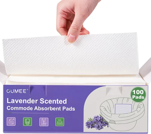 Vista 8 de OUMEE 100 almohadillas absorbentes perfumadas para cómoda de mesita