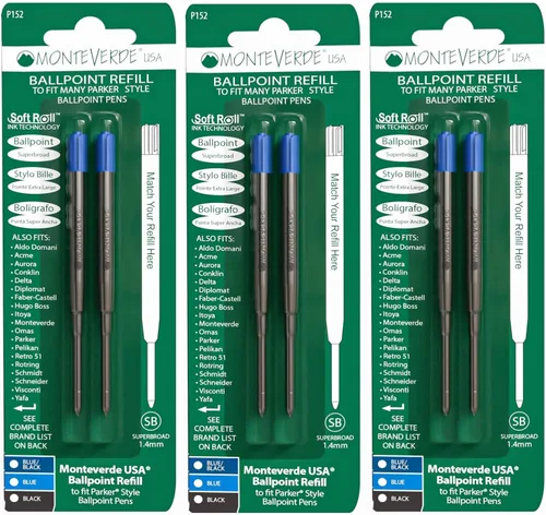 Vista 6 de Monteverde Ballpoint Refill to Fit Parker Ballpoint Pens (P15)