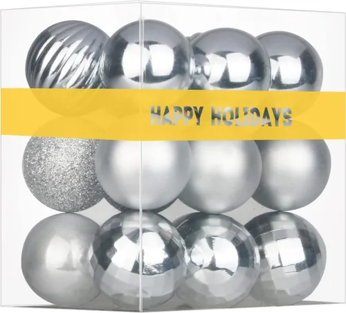 Vista 48 de Esferas pequeñas de bronce de 1.6 pulgadas para decoración del árbol de Navidad, adornos inastillables para cumpleaños, Halloween, vacaciones, boda