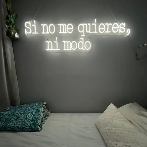 Vista 5 de Letreros de neón personalizables, letrero de neón personalizable para decoración de pared, letrero de neón personalizado para dormitorio, boda