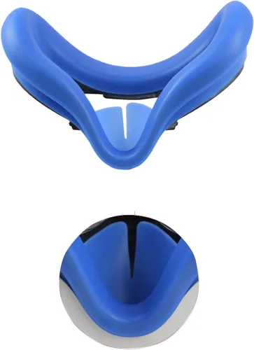 Vista 2 de TNE Face Cushion Cover, Lens Pad, Thumbstick Cap for Oculus Quest 2 Silicone Face Cover, Lens Dust Protector, Controller Thumb Grip Accessories for